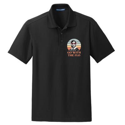 Nurse Practitioner Florence Go With The Flo Dry Zone Grid Polo