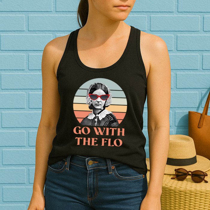 Nurse Practitioner Florence Go With The Flo Womens Tank Top