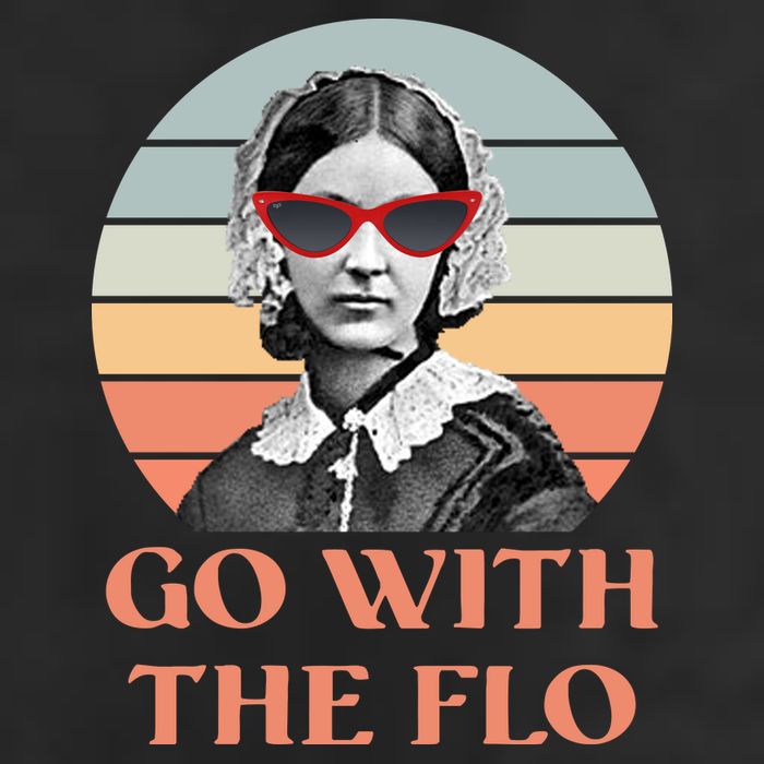 Nurse Practitioner Florence Go With The Flo Golf Towel