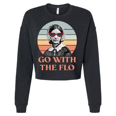 Nurse Practitioner Florence Go With The Flo Cropped Pullover Crew