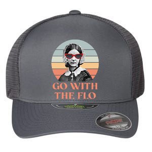 Nurse Practitioner Florence Go With The Flo Flexfit Unipanel Trucker Cap