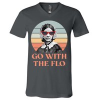Nurse Practitioner Florence Go With The Flo V-Neck T-Shirt