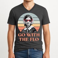 Nurse Practitioner Florence Go With The Flo V-Neck T-Shirt