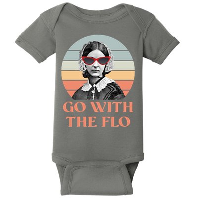 Nurse Practitioner Florence Go With The Flo Baby Bodysuit