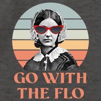 Nurse Practitioner Florence Go With The Flo Vector Backpack