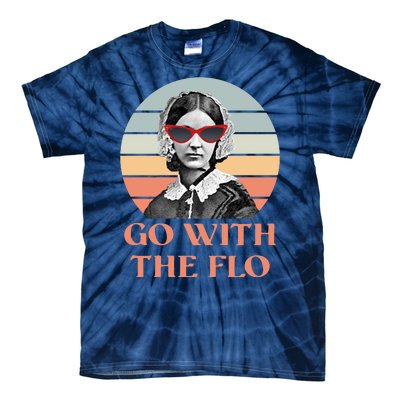 Nurse Practitioner Florence Go With The Flo Tie-Dye T-Shirt