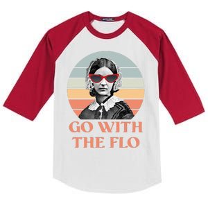 Nurse Practitioner Florence Go With The Flo Kids Colorblock Raglan Jersey