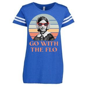 Nurse Practitioner Florence Go With The Flo Enza Ladies Jersey Football T-Shirt