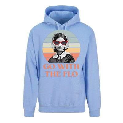 Nurse Practitioner Florence Go With The Flo Unisex Surf Hoodie