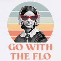 Nurse Practitioner Florence Go With The Flo Garment-Dyed Sweatshirt