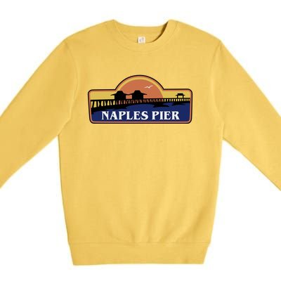 Naples Pier Florida Premium Crewneck Sweatshirt