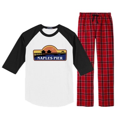 Naples Pier Florida Raglan Sleeve Pajama Set