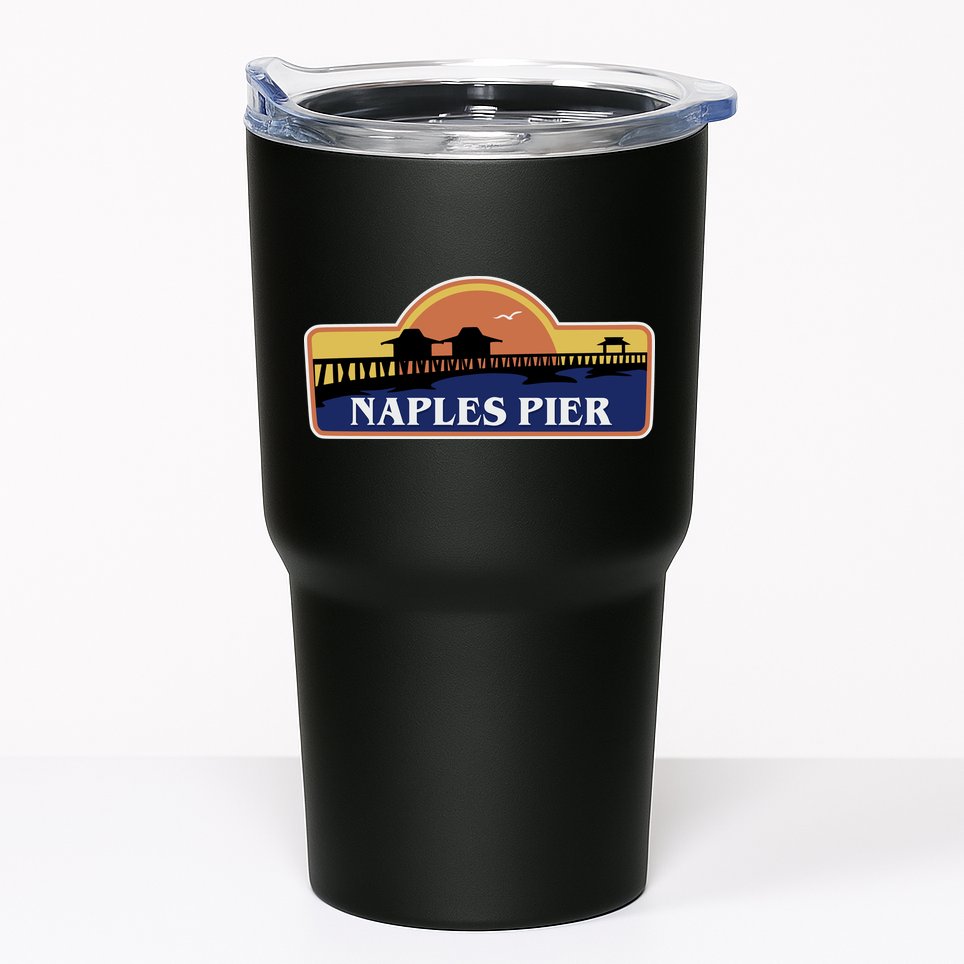 Naples Pier Florida Tumbler