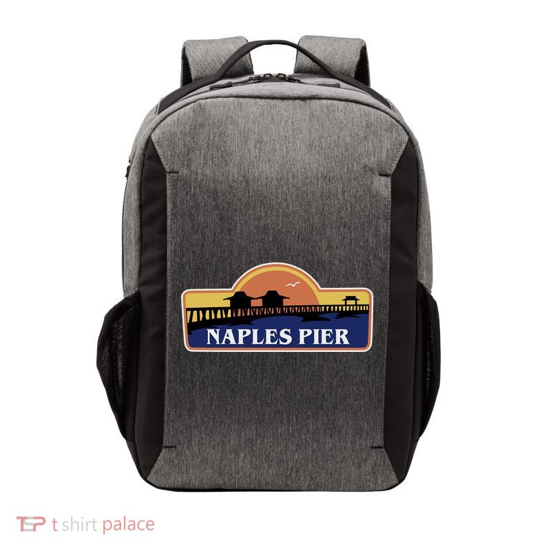Naples Pier Florida Vector Backpack