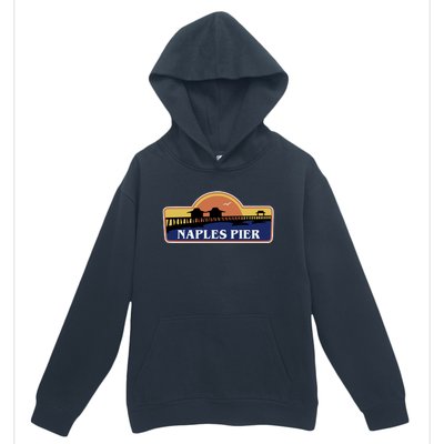 Naples Pier Florida Urban Pullover Hoodie