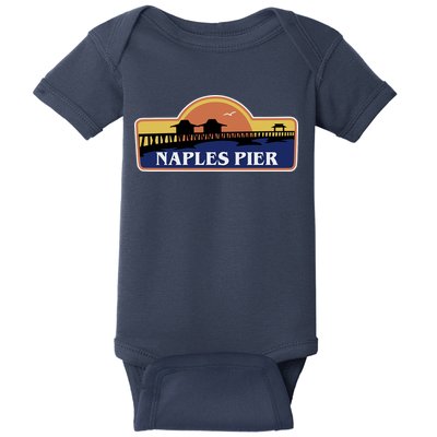 Naples Pier Florida Baby Bodysuit