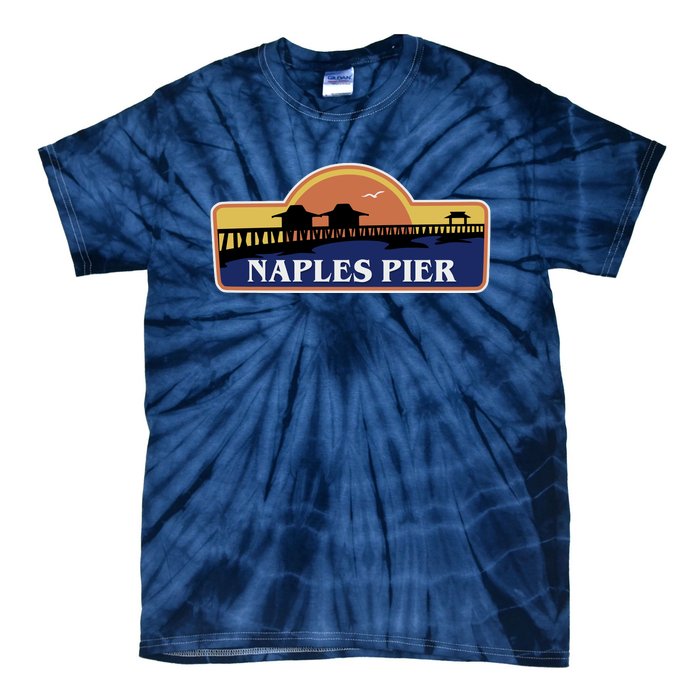 Naples Pier Florida Tie-Dye T-Shirt