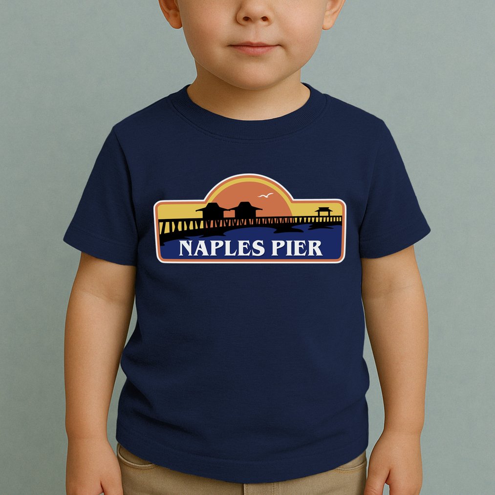 Naples Pier Florida Toddler T-Shirt
