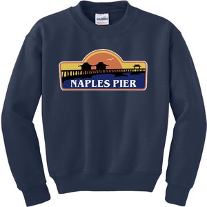 Naples Pier Florida Kids Sweatshirt