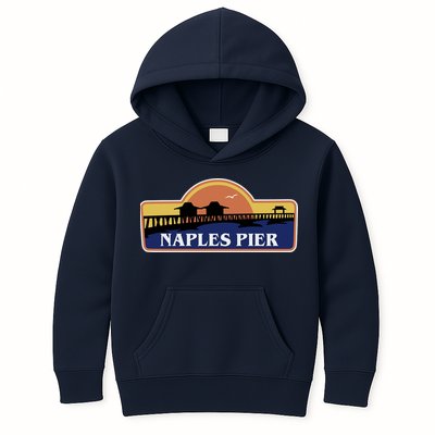 Naples Pier Florida Kids Hoodie