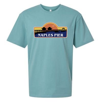 Naples Pier Florida Sueded Cloud Jersey T-Shirt