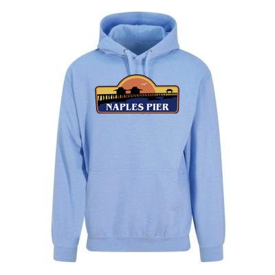 Naples Pier Florida Unisex Surf Hoodie