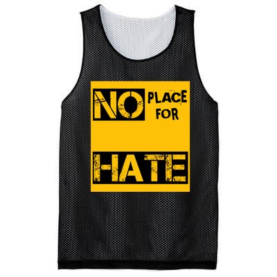 No Place For Hate Mesh Reversible Basketball Jersey Tank