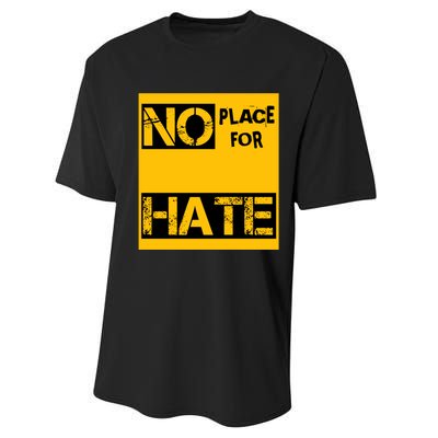 No Place For Hate Performance Sprint T-Shirt