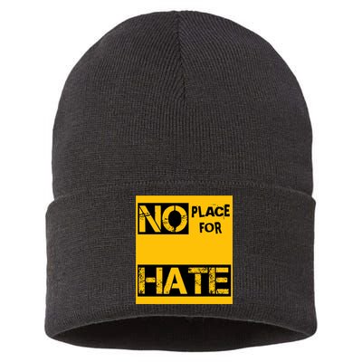 No Place For Hate Sustainable Knit Beanie