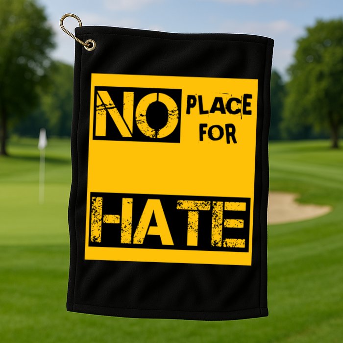 No Place For Hate Golf Towel