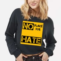 No Place For Hate Cropped Pullover Crew