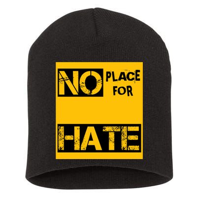 No Place For Hate Short Acrylic Beanie