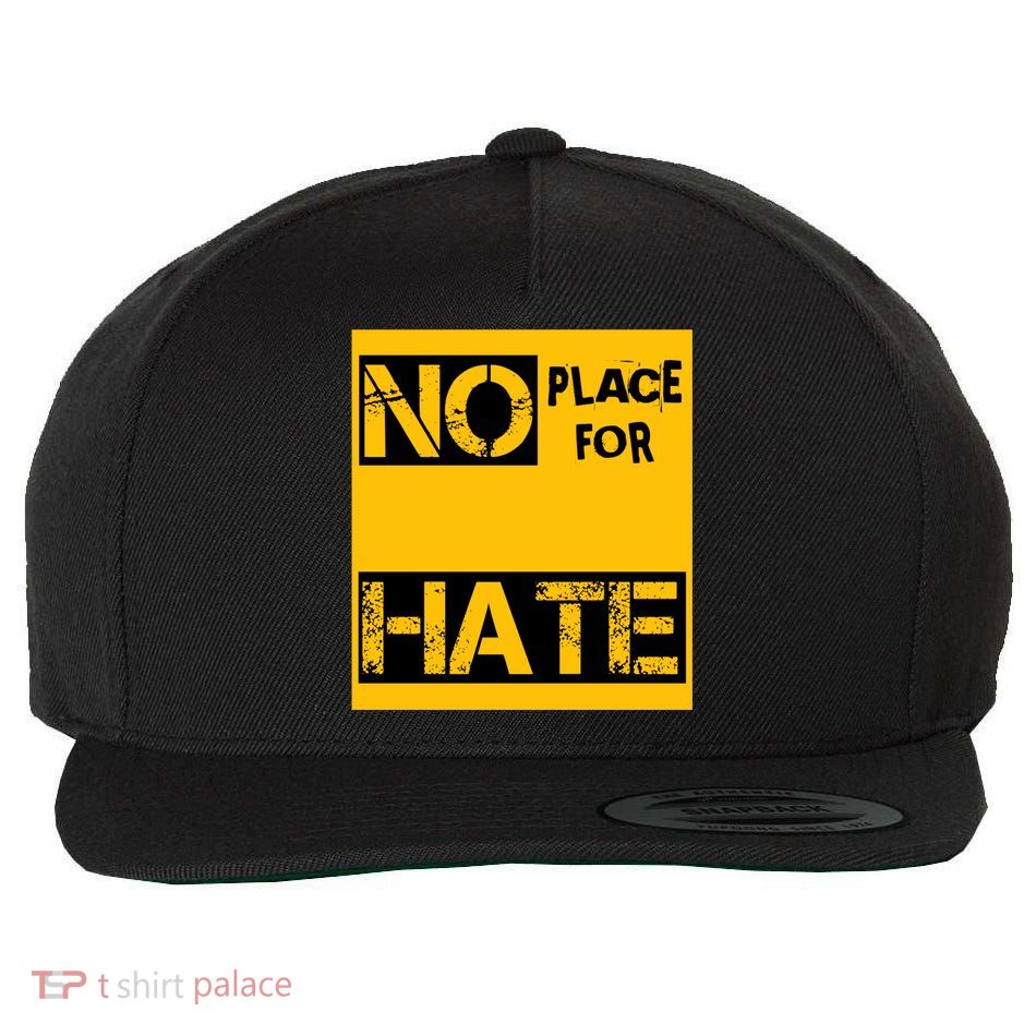 No Place For Hate Wool Snapback Cap
