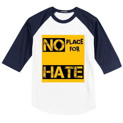 No Place For Hate Baseball Sleeve Shirt