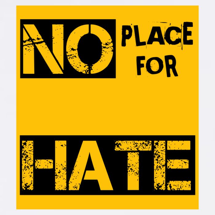 No Place For Hate Garment-Dyed Sweatshirt