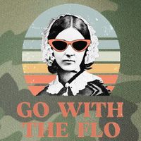 Nurse Practitioner Florence Nightingale Go With The Flo Design Legacy Tie Dye Trucker Hat