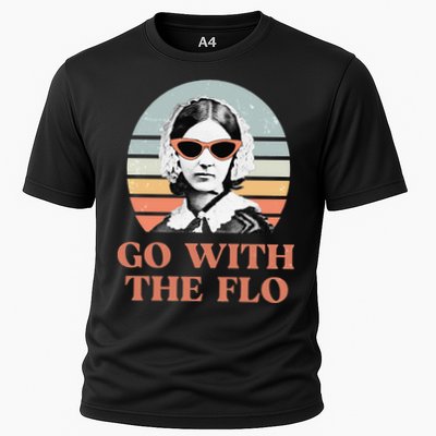 Nurse Practitioner Florence Nightingale Go With The Flo Design Performance Shirt