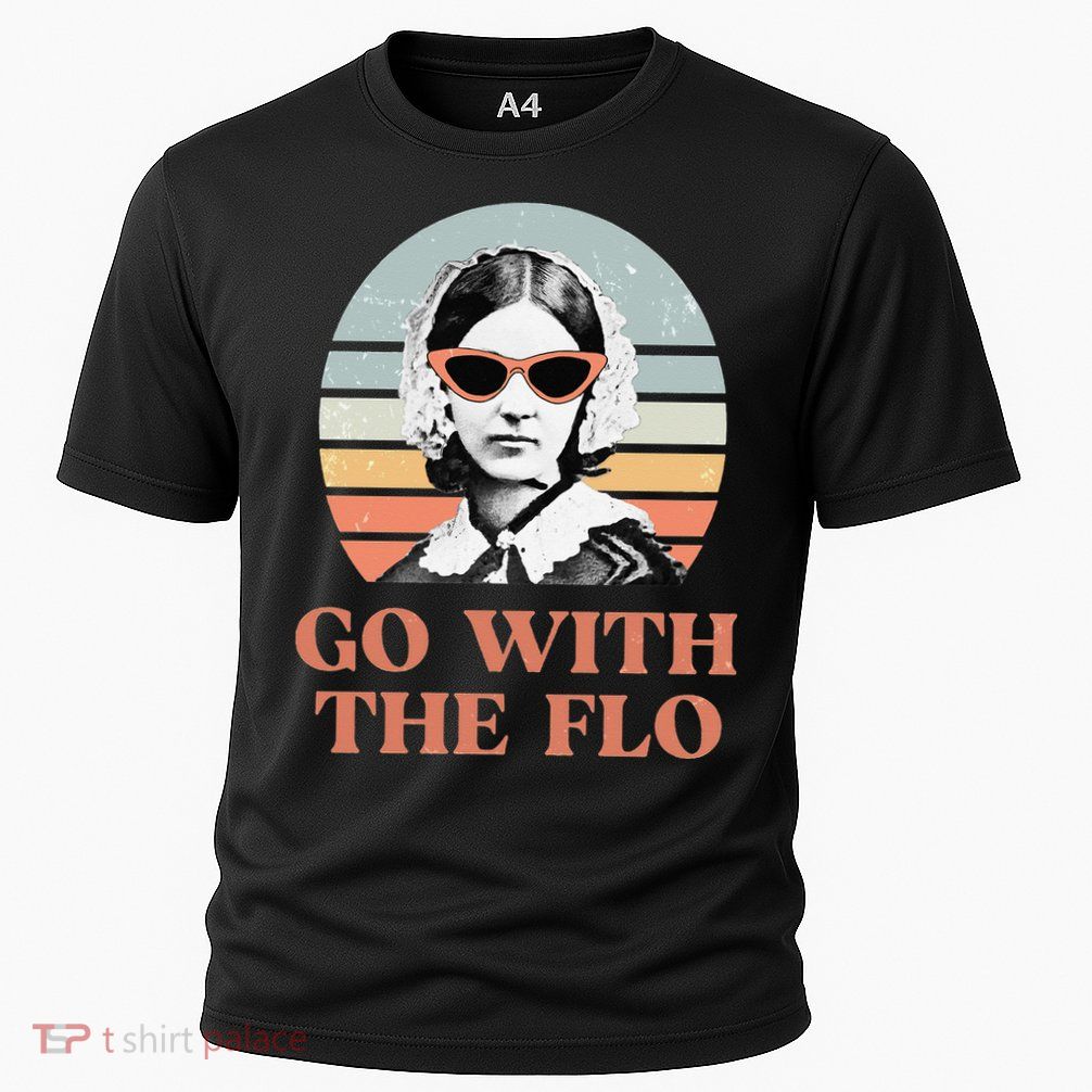 Nurse Practitioner Florence Nightingale Go With The Flo Design Performance Shirt