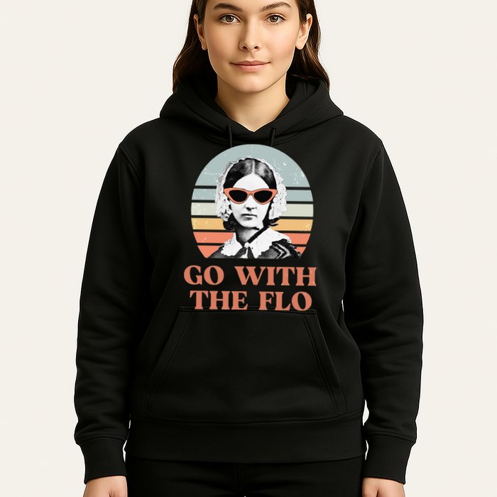 Nurse Practitioner Florence Nightingale Go With The Flo Design Hoodie