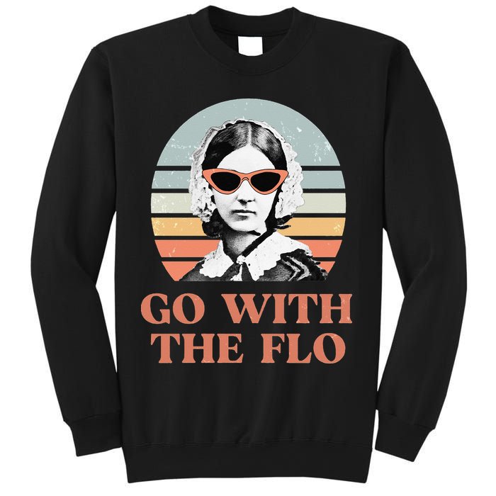 Nurse Practitioner Florence Nightingale Go With The Flo Design Sweatshirt