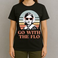 Nurse Practitioner Florence Nightingale Go With The Flo Design T-Shirt
