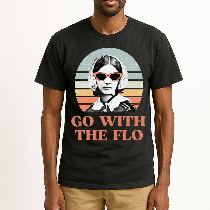 Nurse Practitioner Florence Nightingale Go With The Flo Design Tall T-Shirt