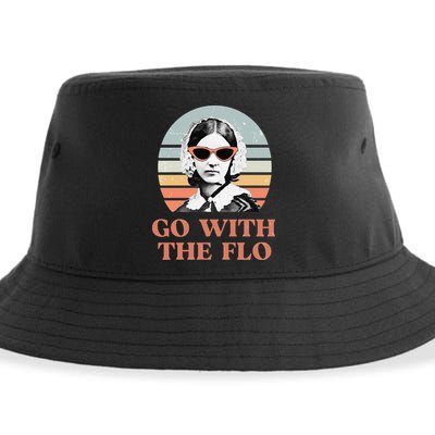Nurse Practitioner Florence Nightingale Go With The Flo Design Sustainable Bucket Hat