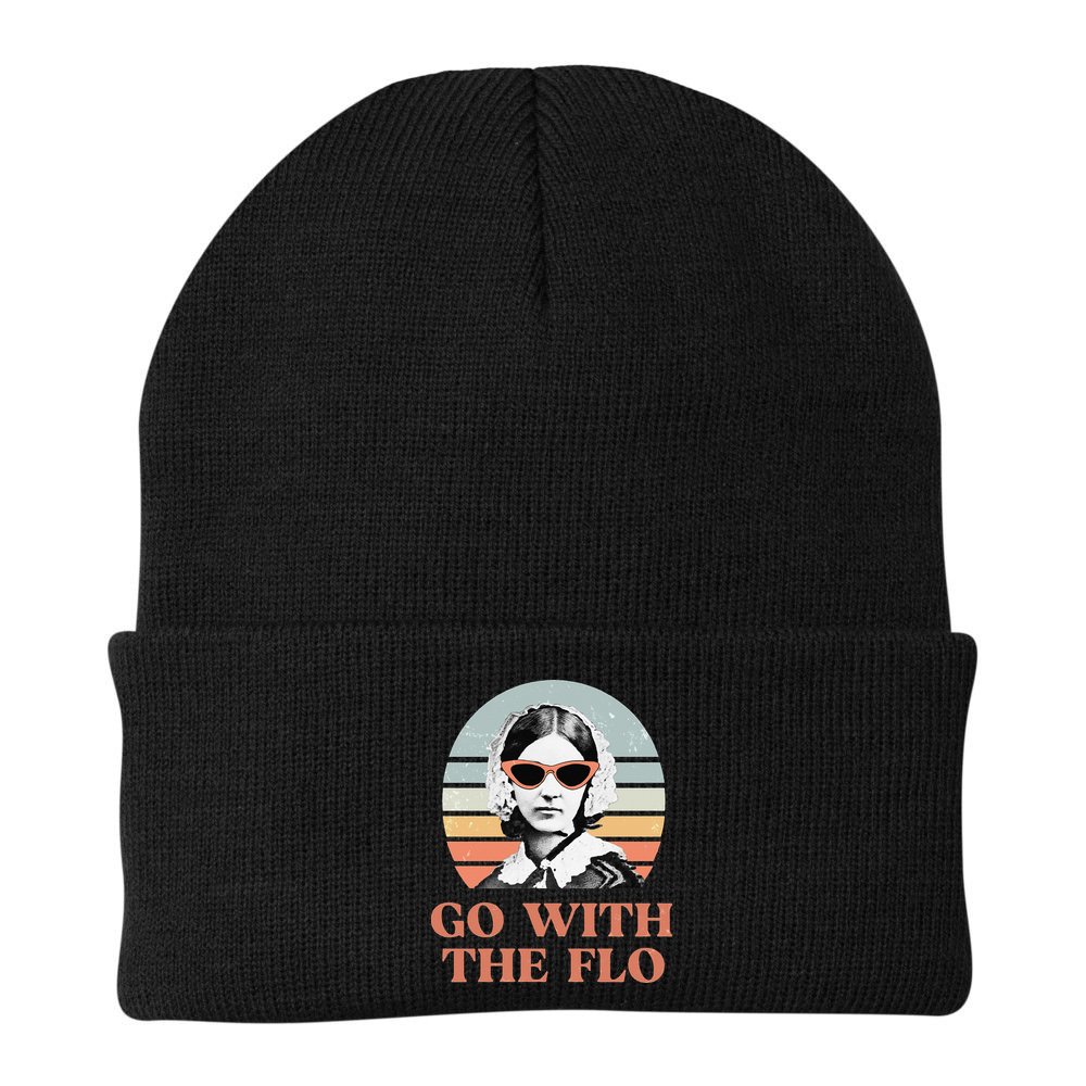 Nurse Practitioner Florence Nightingale Go With The Flo Design Beanie