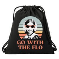 Nurse Practitioner Florence Nightingale Go With The Flo Design Drawstring Bag