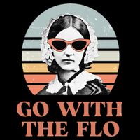 Nurse Practitioner Florence Nightingale Go With The Flo Design 16 in Basic Backpack