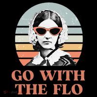 Nurse Practitioner Florence Nightingale Go With The Flo Design Mesh Reversible Basketball Jersey Tank