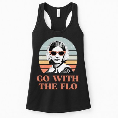 Nurse Practitioner Florence Nightingale Go With The Flo Design Womens Tank Top