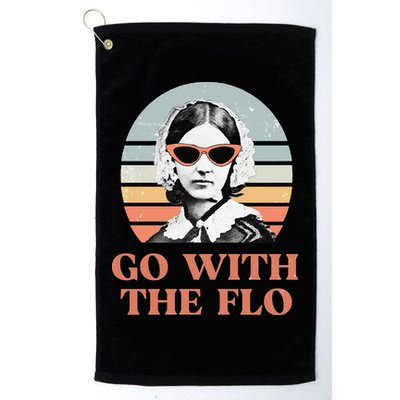 Nurse Practitioner Florence Nightingale Go With The Flo Design Golf Towel