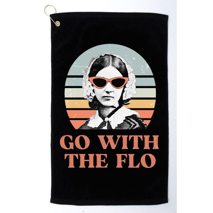 Nurse Practitioner Florence Nightingale Go With The Flo Design Golf Towel